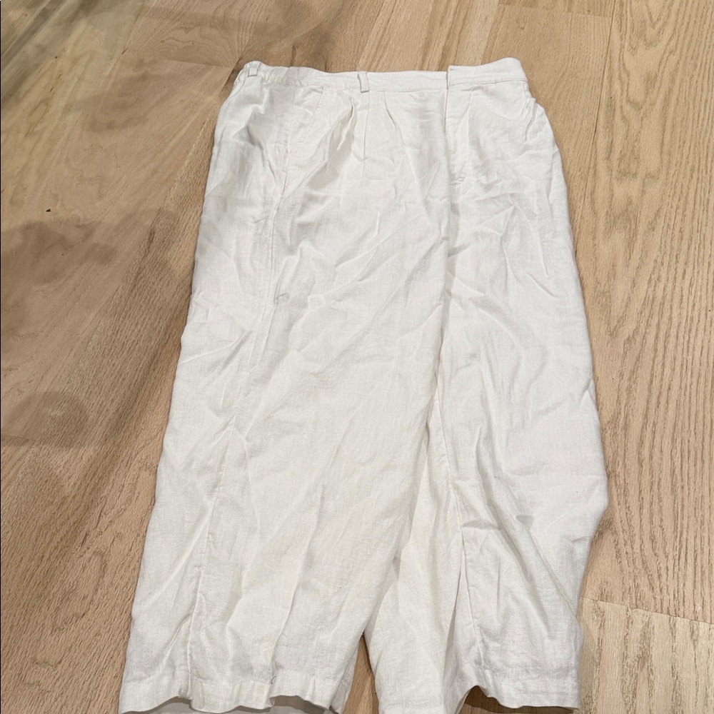White Linen pants